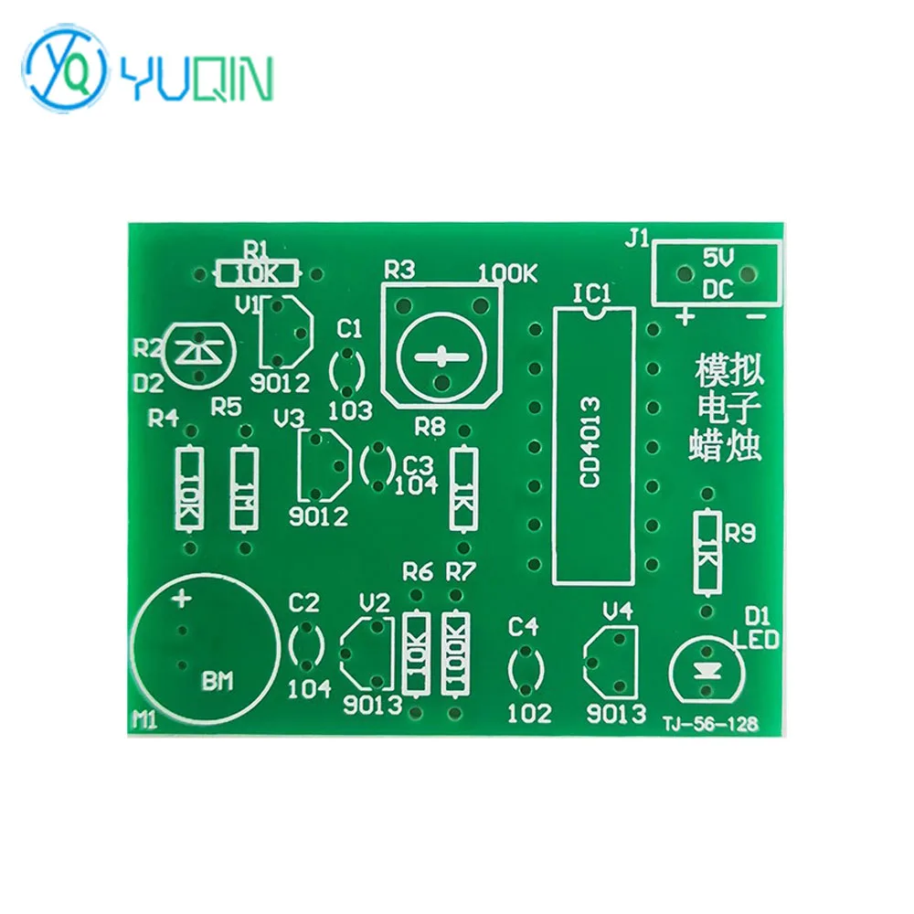 Имитация свечи на день рождения, печатная плата, комплект для сварочных упражнений + управление потоком, имитация обучения, электронное производство, сделай сам