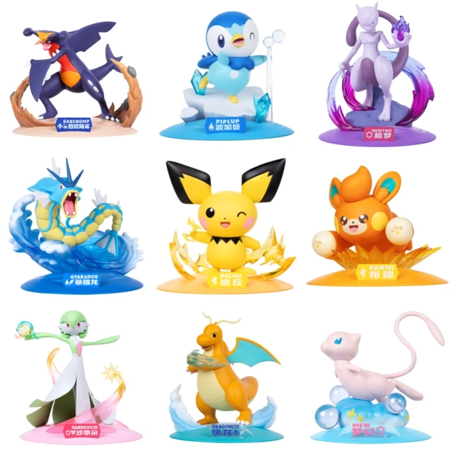 Figurki Pokemon Oryginalne Autentyczne Pikachu Mew Figurka Gardevoir Pichu Model Anime Pocket Monster Zabawka Prezent