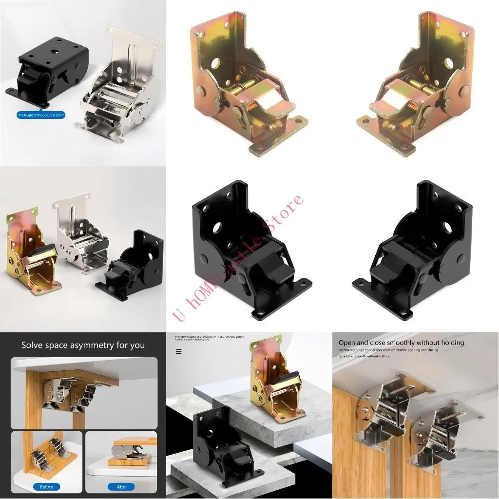 63HF Small  Structure  Locking Hinges Smooth Operate for Furniture & Workbenches