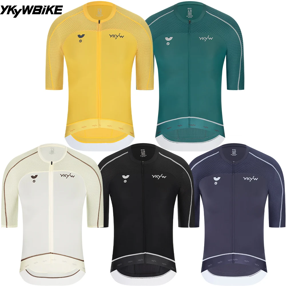 AliExpress YKYWBIKE Men Cycling Jersey 2026 Summer Short Sleeve Bicycle Shirt Pro Race Road Bike Jersey Top Cycling Clothing MTB