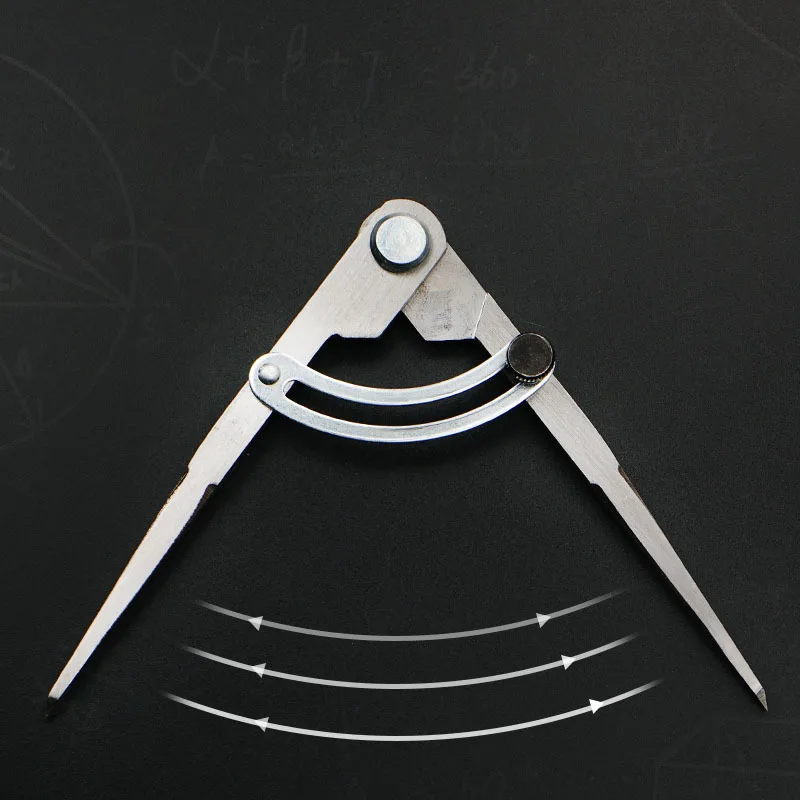 Fai da te Scriber 304 bussola in pelle in acciaio inossidabile distanziale regolabile divisore ad ala strumenti di regolazione artigianale