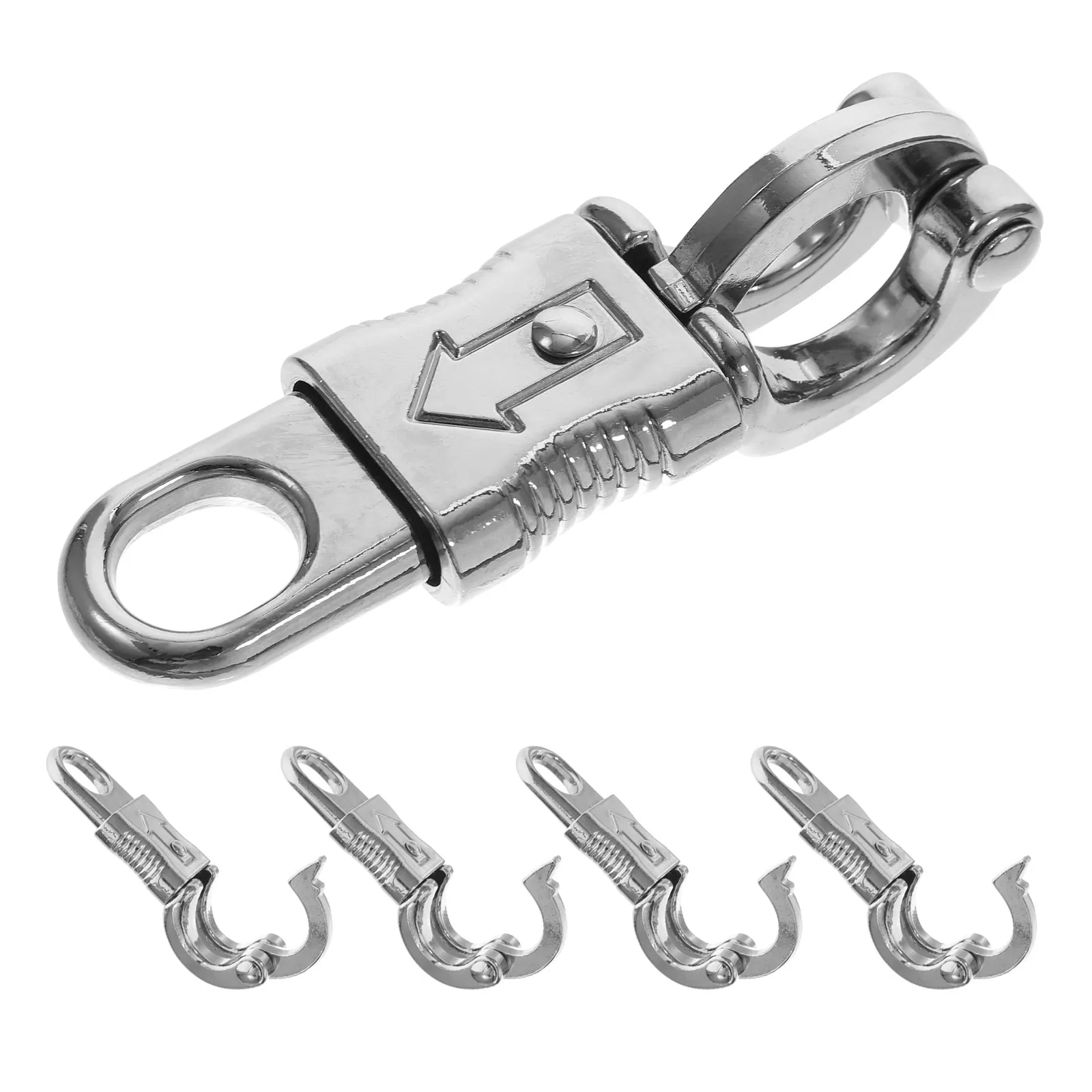 5Pcs Panic Snap Quick Release Zinc Alloy Horse Snap Hook Horse Tack Bridle Reins Trailer Tie Stable Hardware Clip