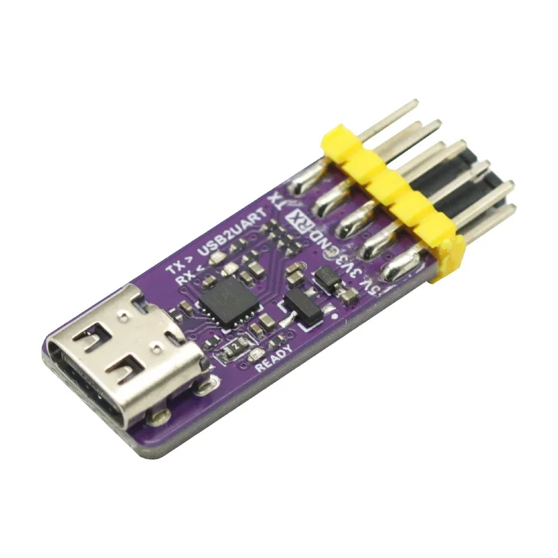 1PCS USB To Serial Port Module 6Mbps 5V/3.3V TTL CH343P Debugging Burning And Downloading Type-C Switch Instead CH340