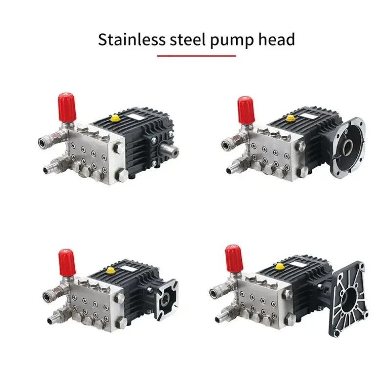 100 Bar High Pressure Plunger Pump Head for Car Wash Water Pump