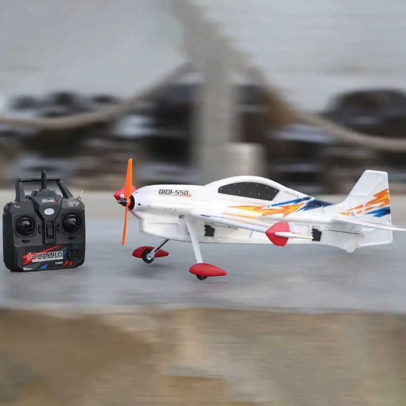

New Qidi550 Six Channel Stunt Remote Control Indoor And Outdoor Aircraft Fixed Wing Foam One Button Crane Glider