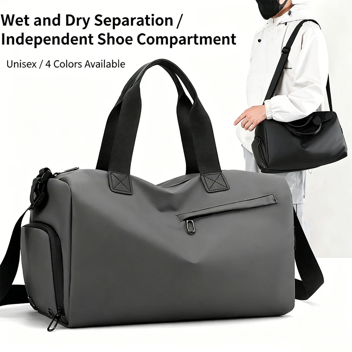 

Travel Gym Bags Dry Wet Separation Shoulder Bag Yoga Fitness Travel Backpack Bags Men Women Waterproof Luggage Sports Handbag