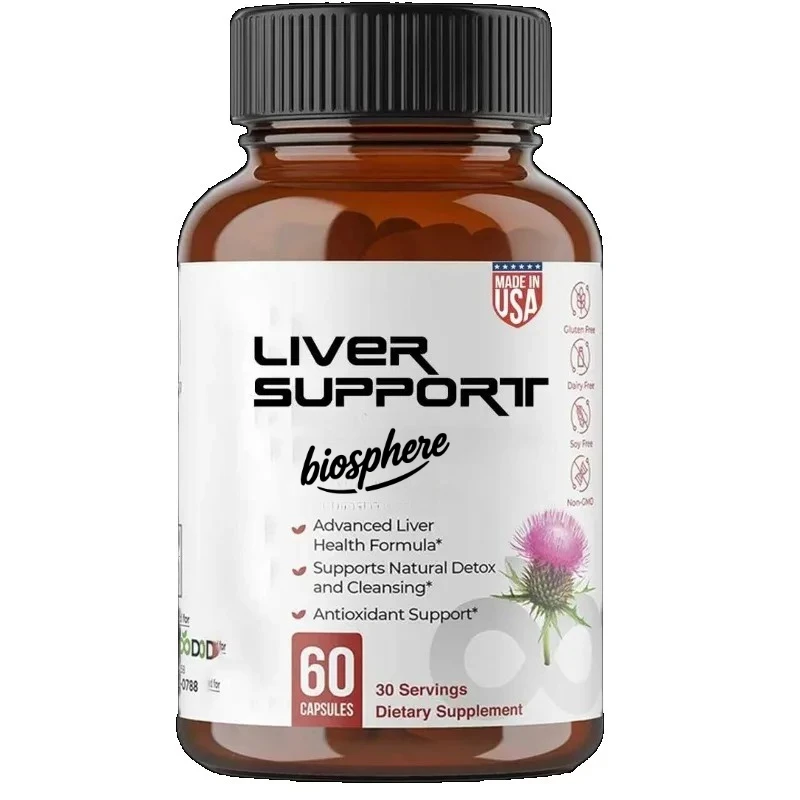 Liver cleansing support contains milk thistle and dandelion roots, turmeric and alpha lipoic acid, and overall health capsules