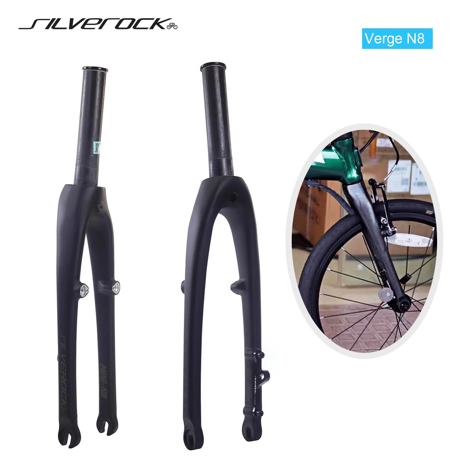 

Карбоновая вилка SILVEROCK MINI-N8, 20 дюймов, 406, 22 дюйма, 451 В, тормозной суппорт 74 мм с магнитным креплением для складных велосипедов TERN Verge N8