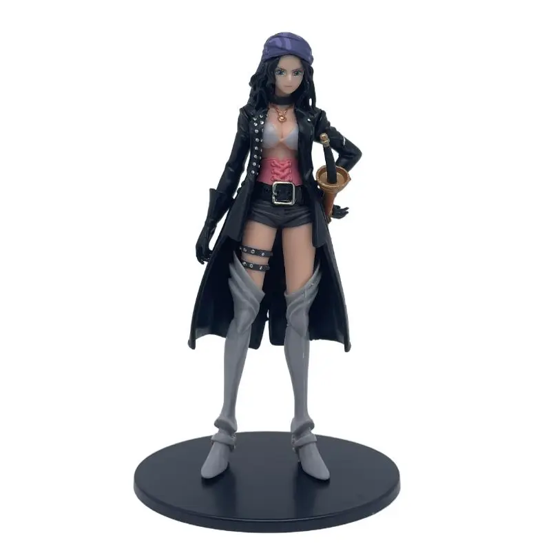 Japanese Bandai One Piece Anime Figure Robin Model Car Desktop Ornaments Peripheral Action Decoration Collection Doll Toy Gift