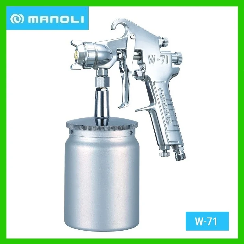 MANOLI W-71 Profession Spray Gun Paint Sprayers Highly Atomized Wooden Furniture Spray Guns Mini Nozzle Air Painting Gun W71