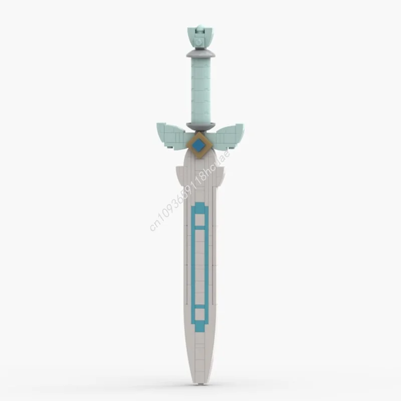 566pcs MOC Zelda Goddess Sword Model Building Blocks Construction Toy Assemble Christmas Gifts DIY Idea Education Brick Birthday