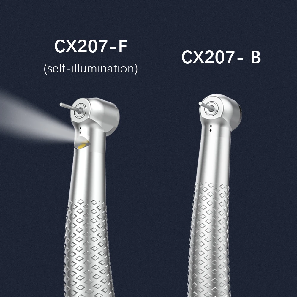 COXO  CX207-B/CX207-F Dental LED with generator high-speed dental handpiece MINI HEAD High Speed Handpiece Made for Kids