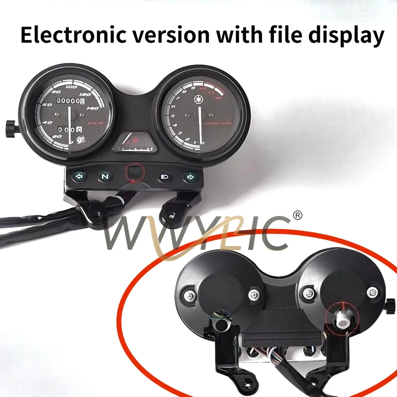 Suitable for  Motorcycle Accessories Tianjian 125 YBR125 Tianjian Laptop Euro 2 Speed Gauge Assembly Stopwatch Odometer