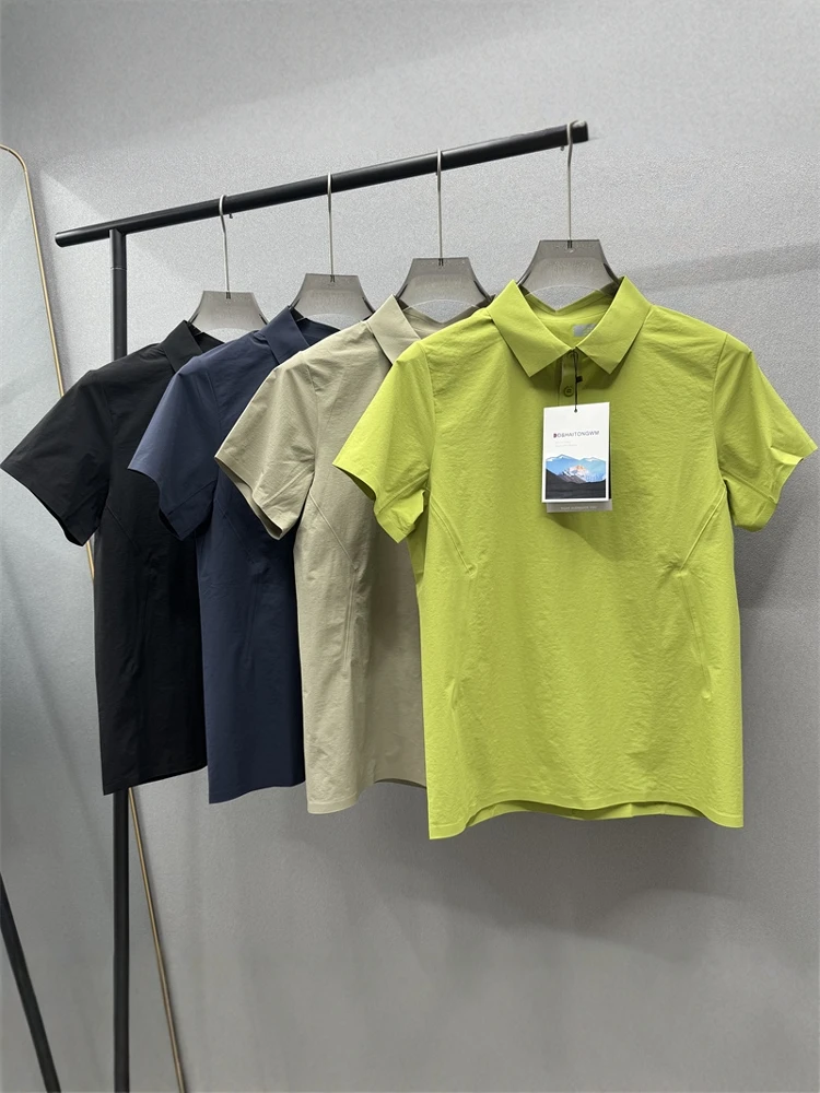 

Мужская функциональная уличная футболка из дышащей, влагоотводящей, быстросохнущей, водонепроницаемой нейлоновой ткани