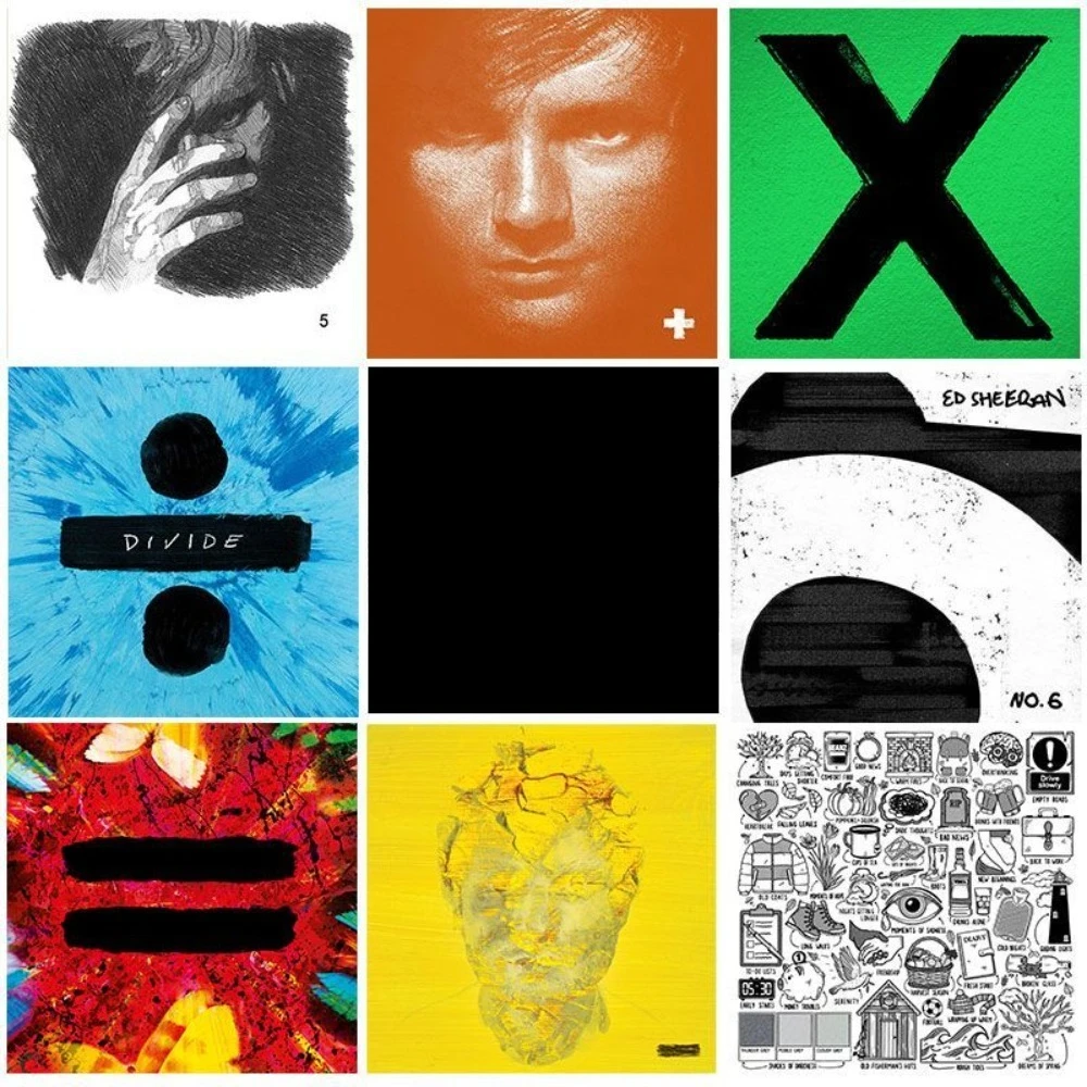 

Ed Sheeran Complete Studio Albums Collection CD Only Acoustic Pop & Singer-Songwriter Iconic Tracks for Fans & Music Collection