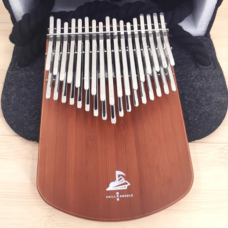 Kalimba de doble capa, Piano de pulgar portátil, miniteclado profesional de 34 tonos, instrumento Musical