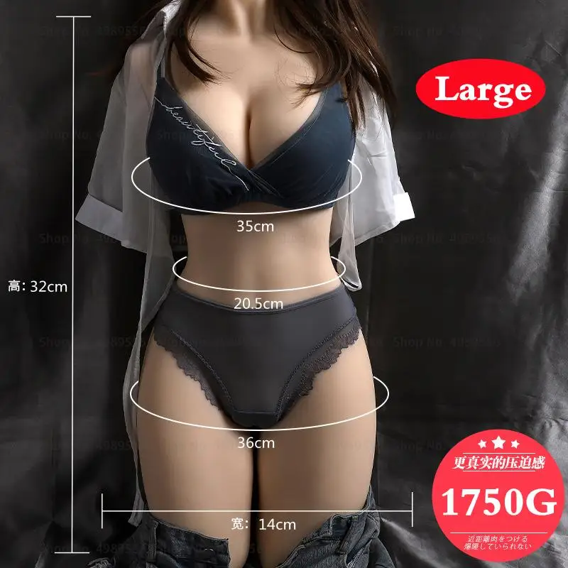 Large Half Body Sex Doll Sexy Women Big Breast Boobs Huge Ass Vagina Anal Pocket Pussy Erotic Sex Toys for Men Male Masturbator