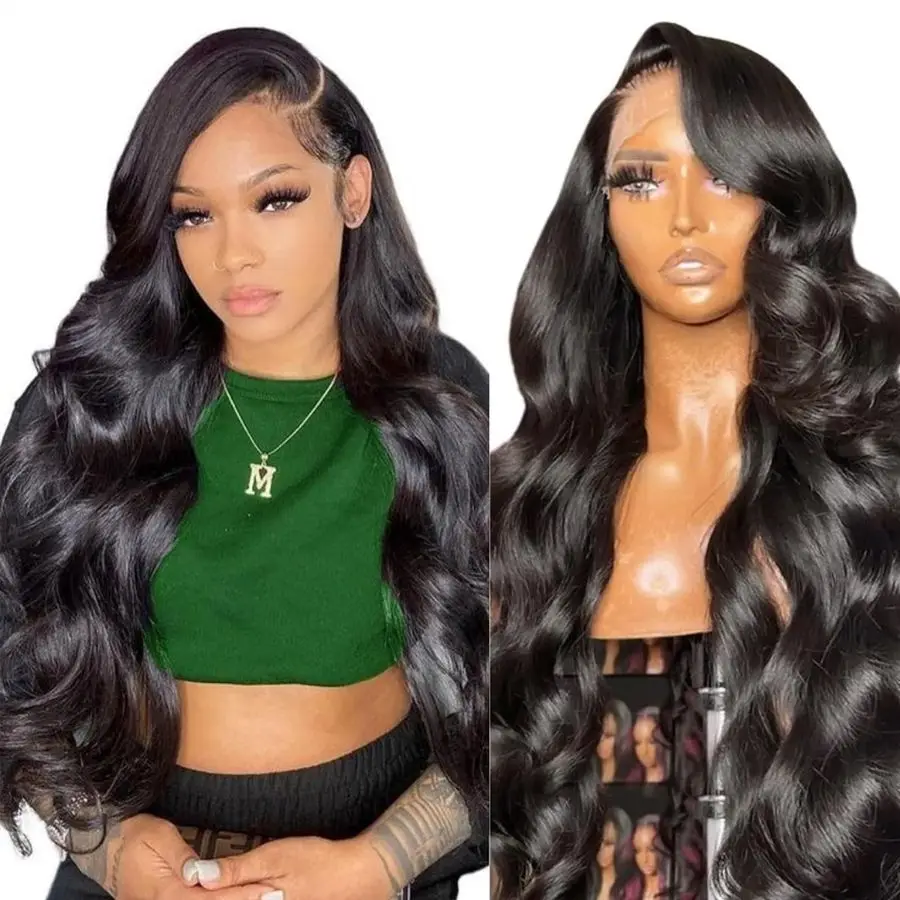 

Wave Lace Front Wigs Human Hair Pre Plucked 13x4 Lace Front Wigs Human Hair 180 Density Brazilian Virgin Body Wave Wig for Women