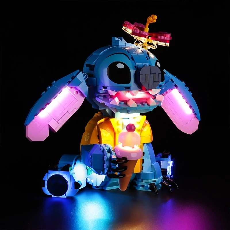 No Model LED Lighting Set Suitable for LEGO Stitch 43249(Excluding Building Blocks)