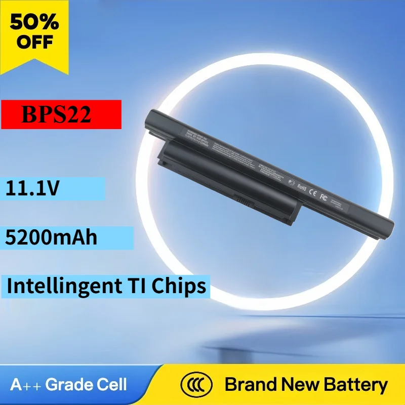 

Brand New BPS22 Laptop Battery For Sony VAIO VGP-BPS22 VGP-BPS22A EA27EC VPC-E1Z1E VPC-EA1 EA16E EA1S EA45FG/B VPC-EB3 VPC-EB33