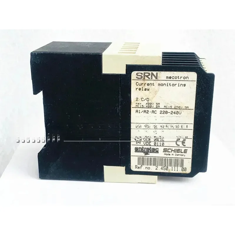 German Schler SCHIELE Safety Relay SRN Ref.No.2.450.111.00 Spot.