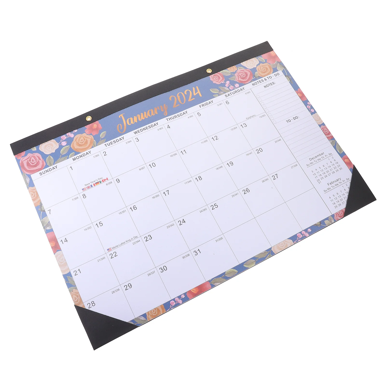 

Calendar Planner Schedule Note Wall English 2024 Recording Hanging Indoor Household