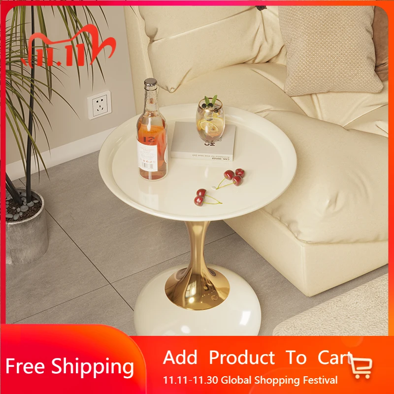 

Plastic Standing Side Table Industrial Simple Unique Minimalist Side Table Books Modern Designer Mesa Auxiliar Home Furniture