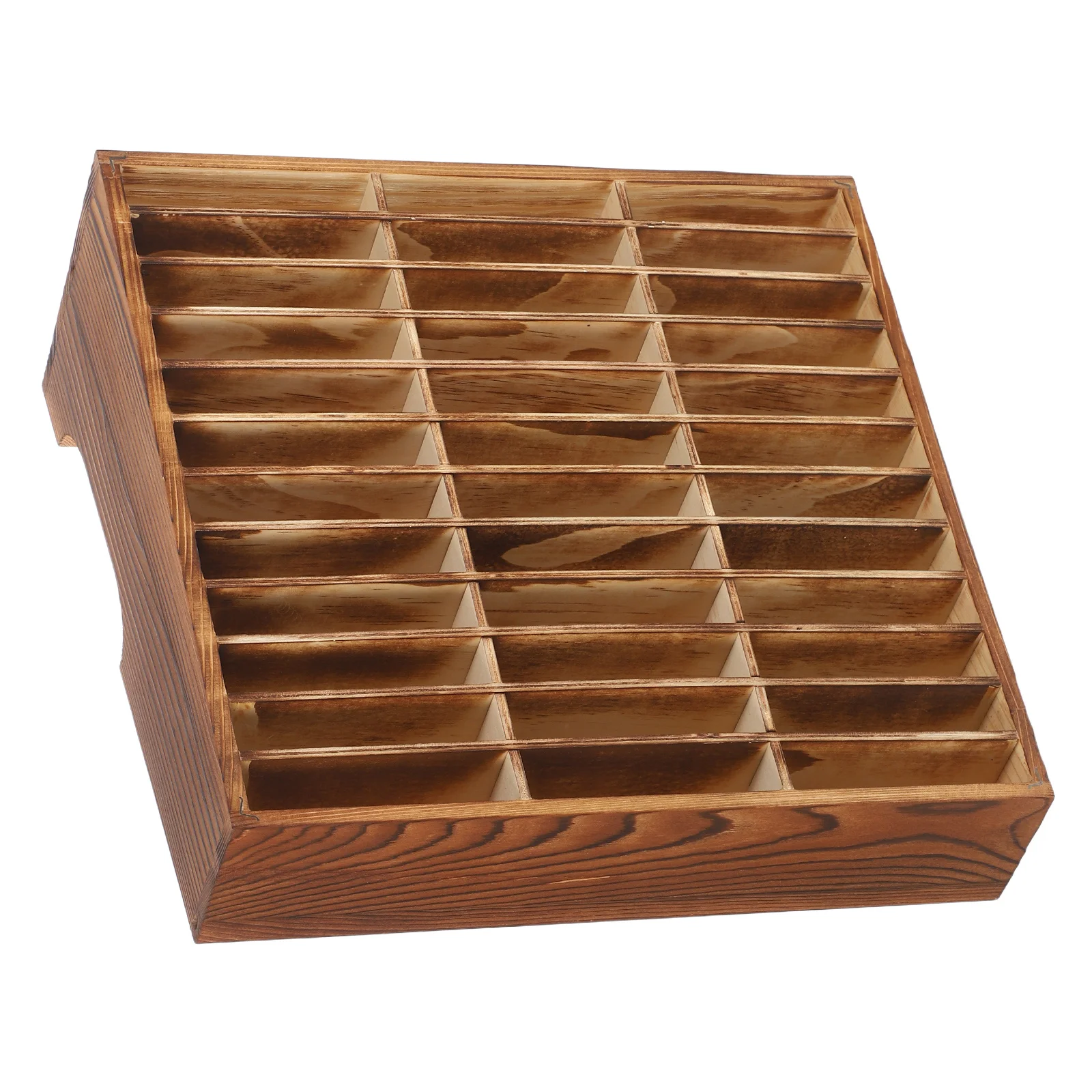 

Wooden Desktop Cell Phone Organizer Box 36-Slot Multi-Device Storage Station Classroom Office Classroom Phone Holder