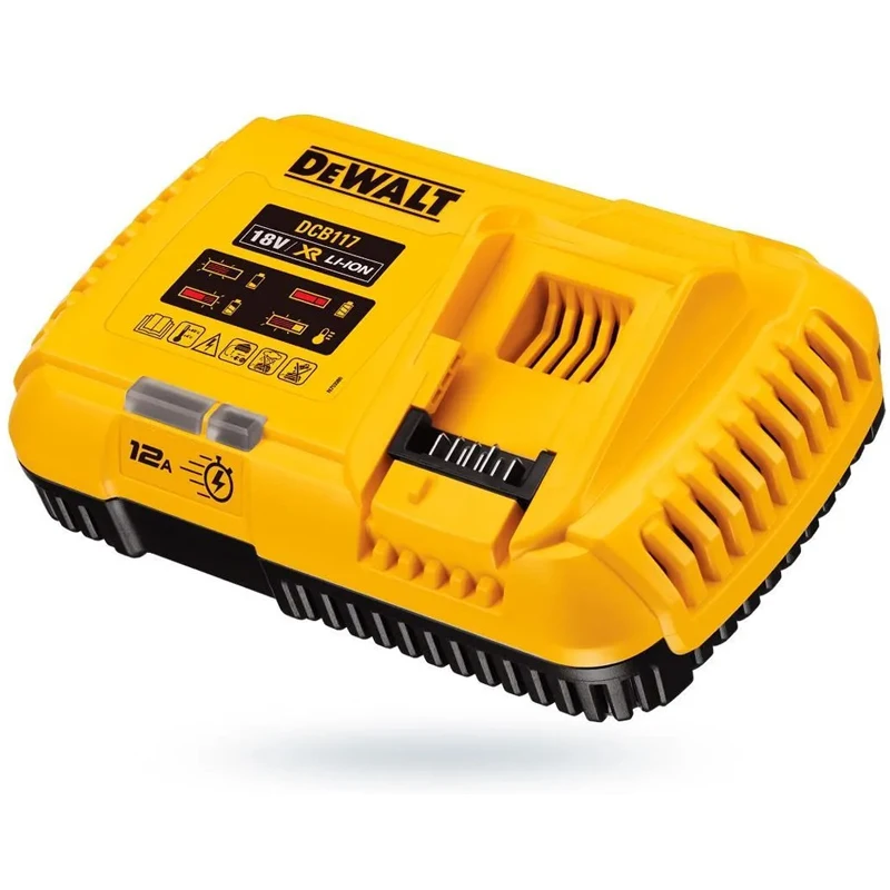 DEWALT  DCB117 FLEXVOLT 18V 20V Fast Charger  Internal Fan Cooled Lithium Battery Only Applicable 220V Power Tool Accessories