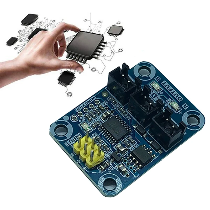 FKG-DS Controller Dual-Channel Relay Semiconductor Electronic Switch Aeromodelling Remote Control 3.5A 5V 40V Controller