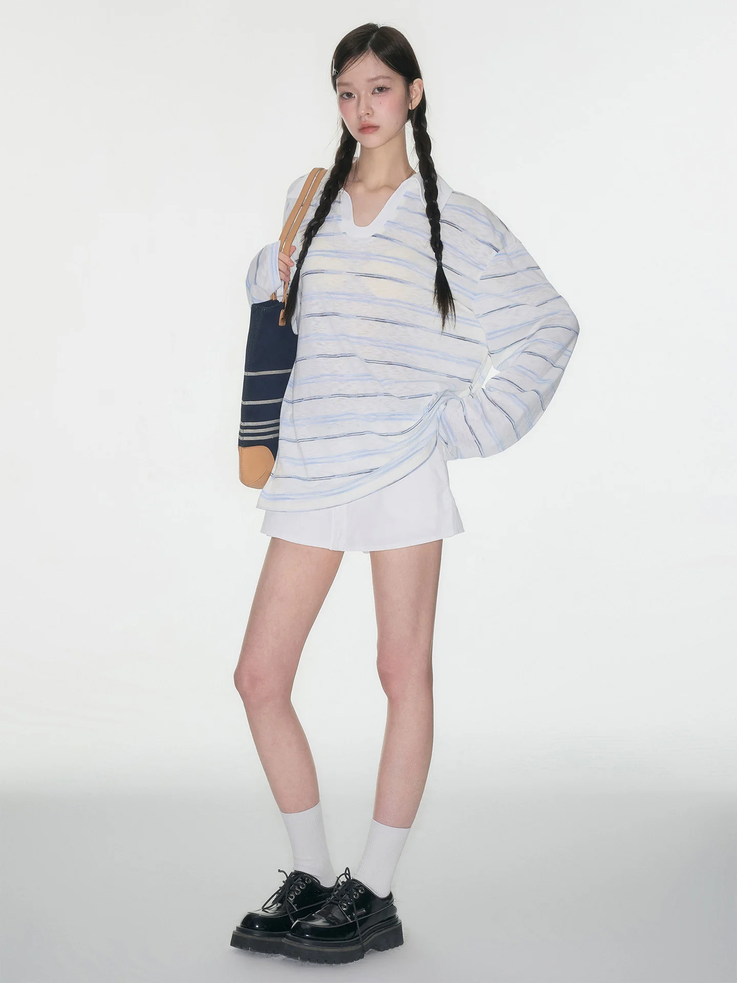 

Женская трикотажная повседневная кофта Luamoss с длинным рукавом, лоскутная, приталенная, универсальная, для отдыха, с креативным узором, из хлопка и полиэстера