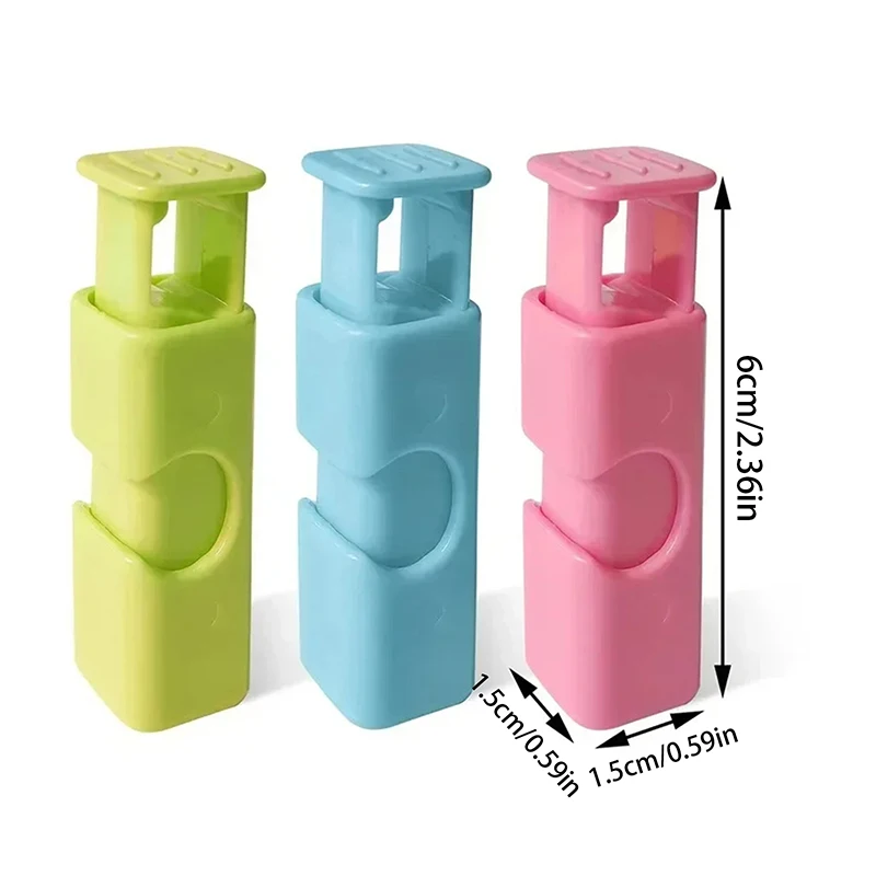 1/3/6/12pcs Food Sealing Clips Bread Storage Bag Clips Snack Wrap Bags Spring Clamp Reusable Kitchen Organization Sealing Clamp