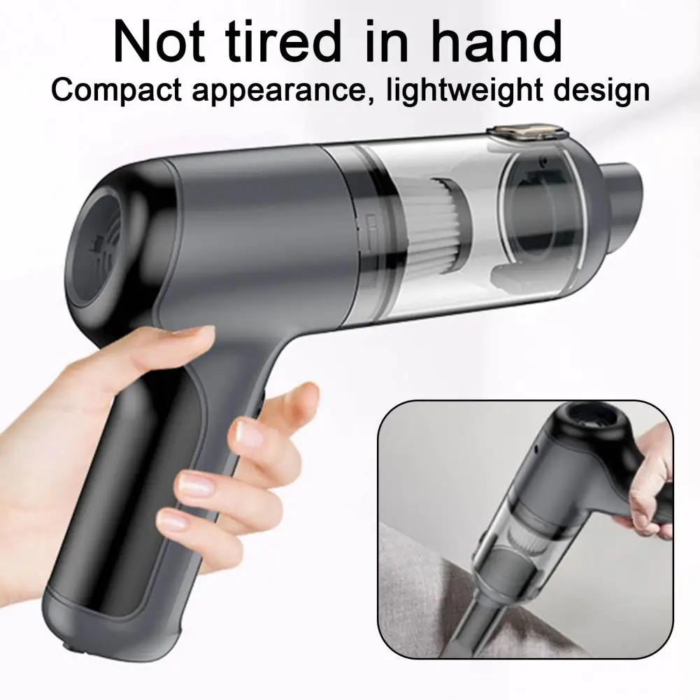 Cordless Handheld Vacuum Cleaner 5500Pa Strong Suction Low Noise Compact Size Portable Car Vacuum Cleaner Dust Remover