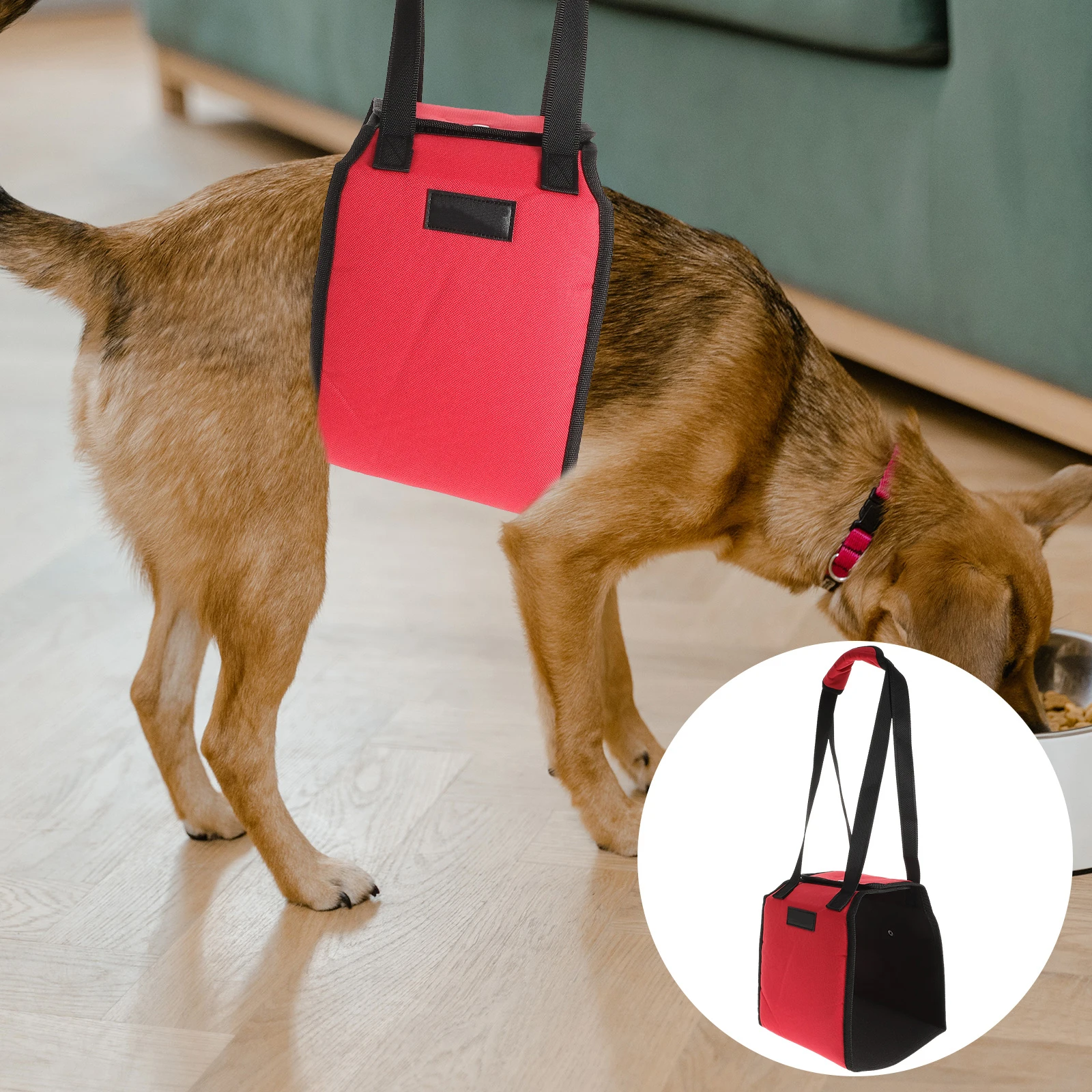 

Pet Sling Auxiliary Belt Dog Assist The Rehabilitation Harness Red Lift Support Elderly