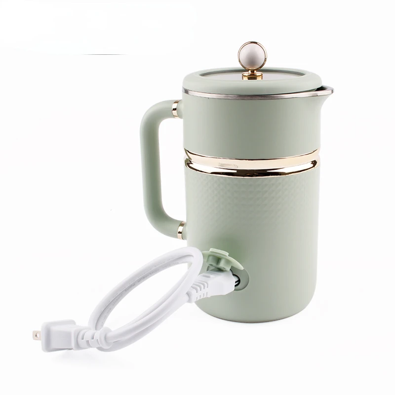 110V/220V Electric Kettle Thermal Stew Porridge Cooker Cup Soup Milk Heater Automatic Self Stirring Magnetic Mug Mixer Blender