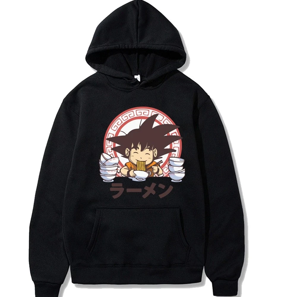 

Autumn Winter Fleece Japan Anime Dragon Ball Hoodie Men Women Hoodies Loose Sweatshirt Unisex Autumn Warm Casual