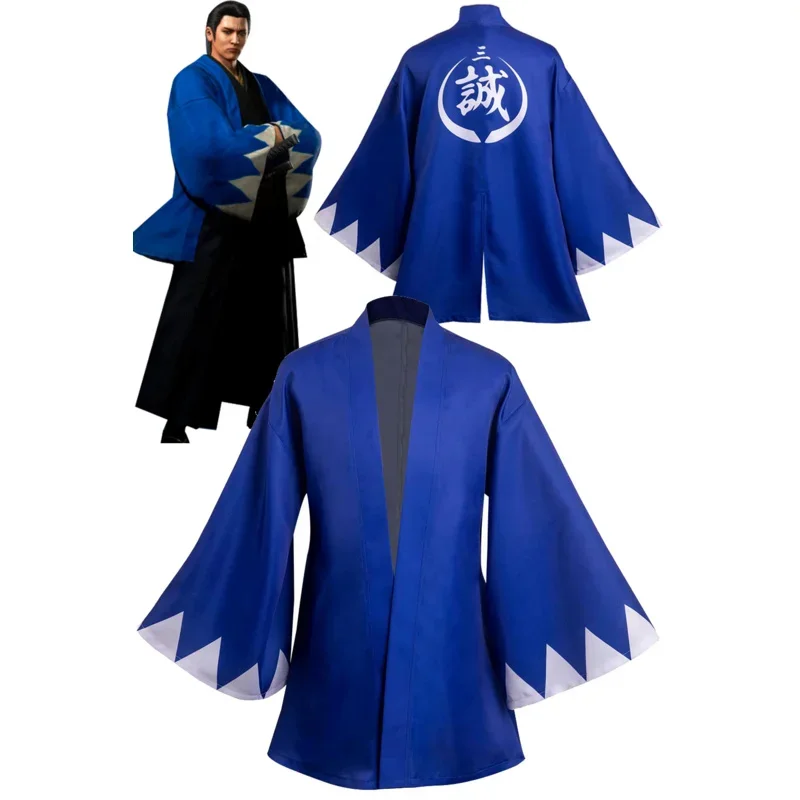 Game Like A Dragon Cosplay para Homem, Roupa Fantasia, Shinsengumi, Sakamoto, Ryoma, Roupas de Festa de Halloween, Disfarce