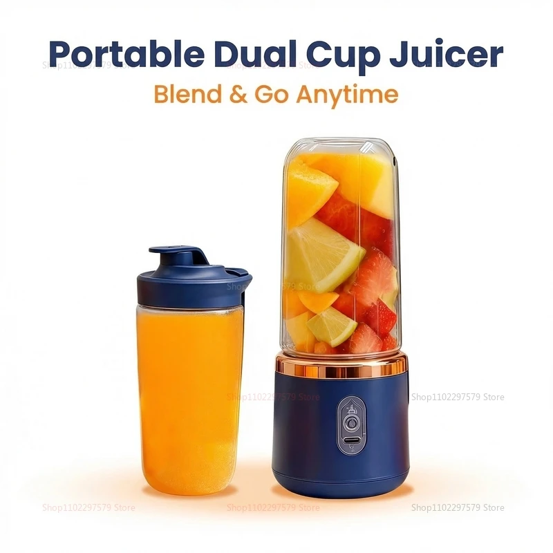 Portable Juicer Cup 6 Blade Bl - Portable Blender Usb Rechargeable recension och pris