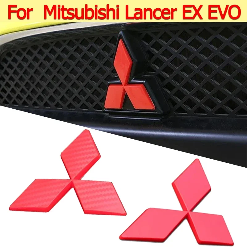 

9x7,8 см ABS передняя решетка автомобиля, эмблема, наклейка, Стайлинг для Mitsubishi, логотип Lancer EX EVO, украшение для значка, аксессуары для ремонта