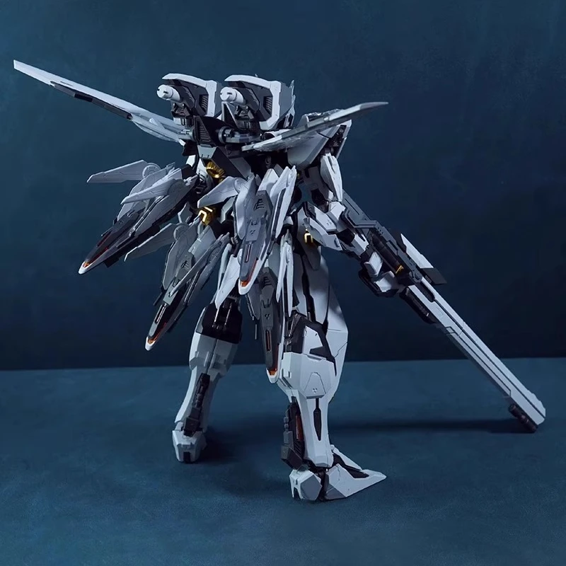 White Dew Air Combat Type 1/100 Military-style Alloy Skeleton Assembly Model Original Chinese Mecha Gift action figures boy girl