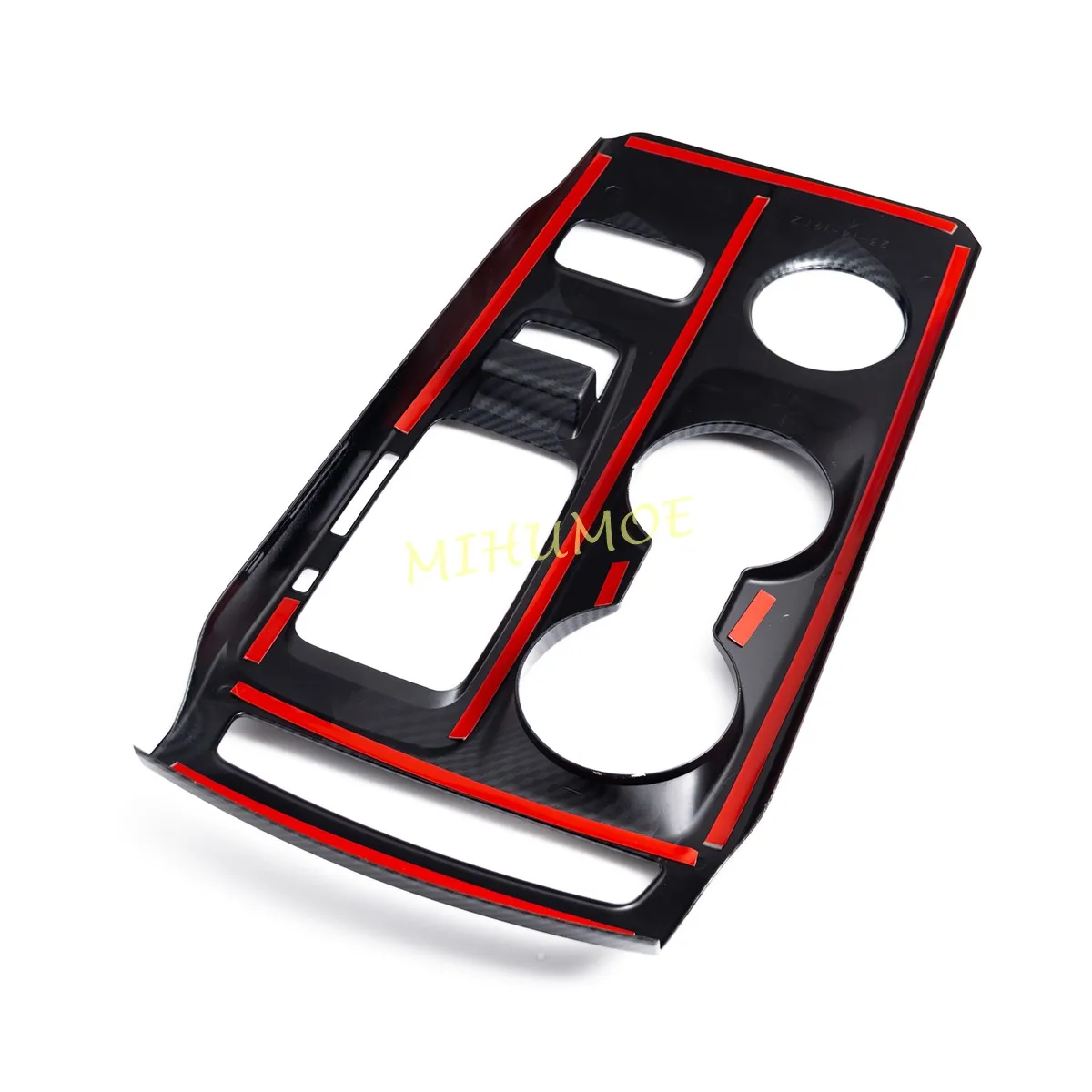 لفورد رينجر 2024-2025 ايفرست 2023-2024 وحدة التحكم المركزية والعتاد التحول غطاء لوحة اكسسوارات الكسوة ألياف الكربون نمط LHD & RHD #6