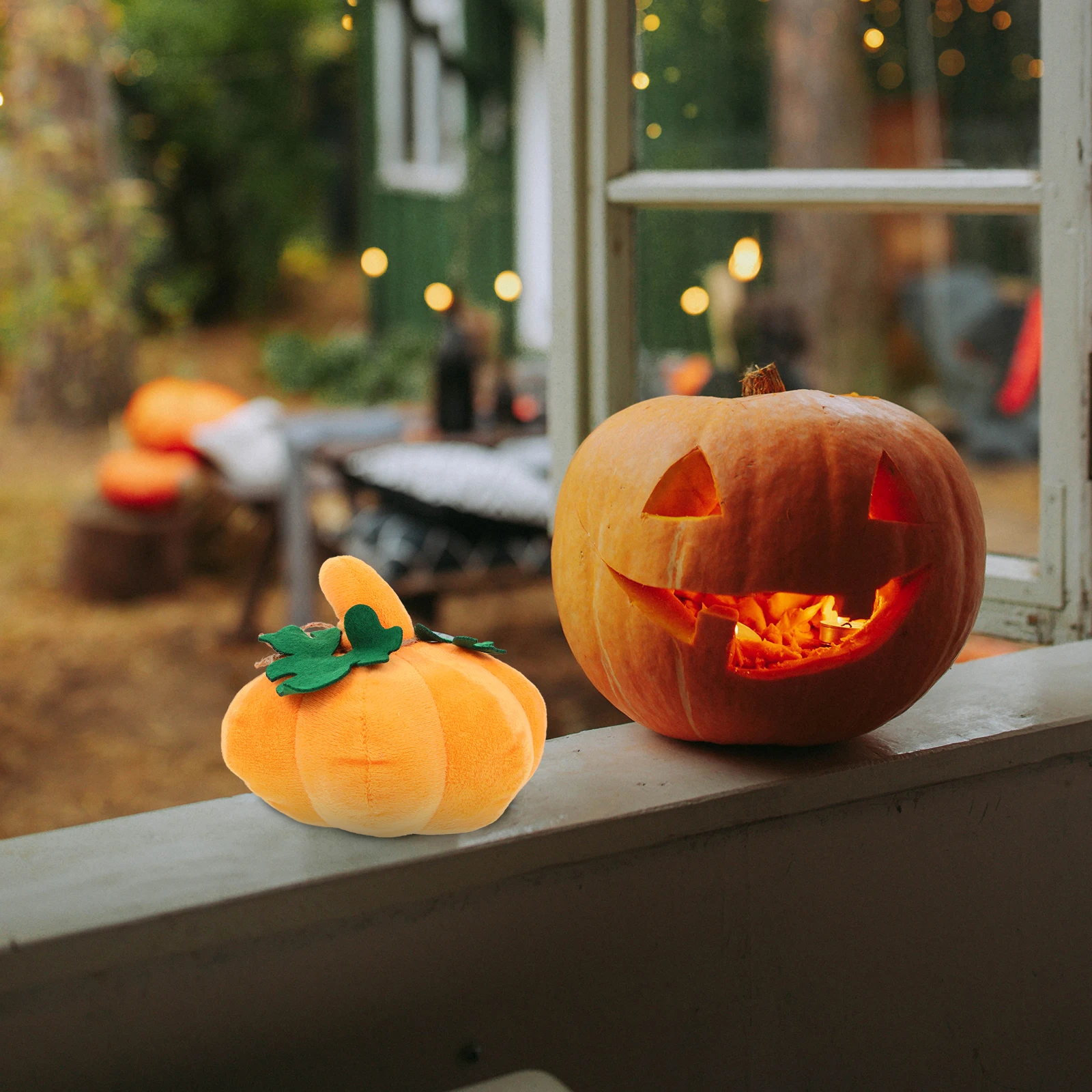 

Pumpkin Decorative Cloth Halloween Pumpkins Adornment Home Decorating Decorations Fabric Ornaments Artificial