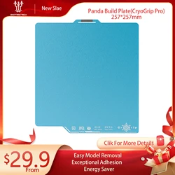 For Bambu Lab x1 Build Plate Upgrade Textured Panda Pro Magnetic Spring Steel Sheet 257x257mm for P1P/P2S 3D Printer