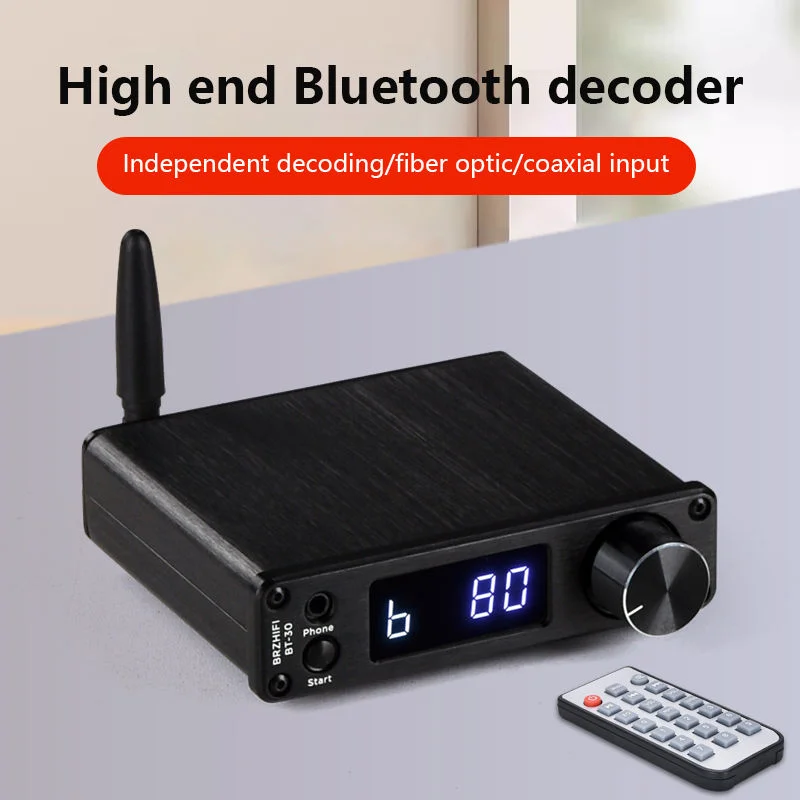 Weiliang Audio BT30 Amplifier High-Definition LDAC BT5.1 Receiver with ES9038 Audiophile-Grade Audio Decoder Sound System