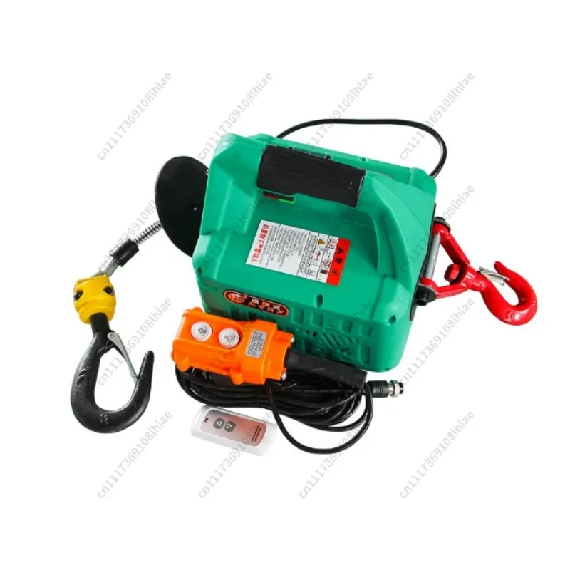 Portable Micro Traction Electric Hoist 110V 230V Small Wire Rope Electric Hoist for Household Lifting Application