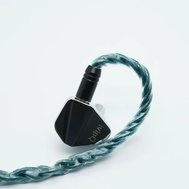 ivipQ-340 Vieraderige hoofdtelefoon-upgradekabel, met 4,4 mm en 3,5 mm-interfaces, MMCX 2-pins 0,78 mm, geschikt voor AKG, IE900, IEM