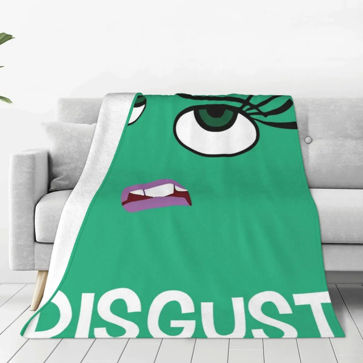 

Inside Out Durable Flannel Blanket - Easy Care Fleece Throw for Home Decor and Cozy Evenings with Family and Friends Together