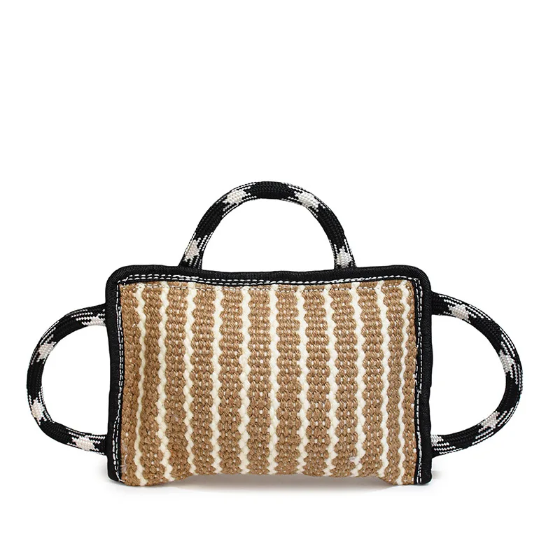 Hemp bite pillow—side view