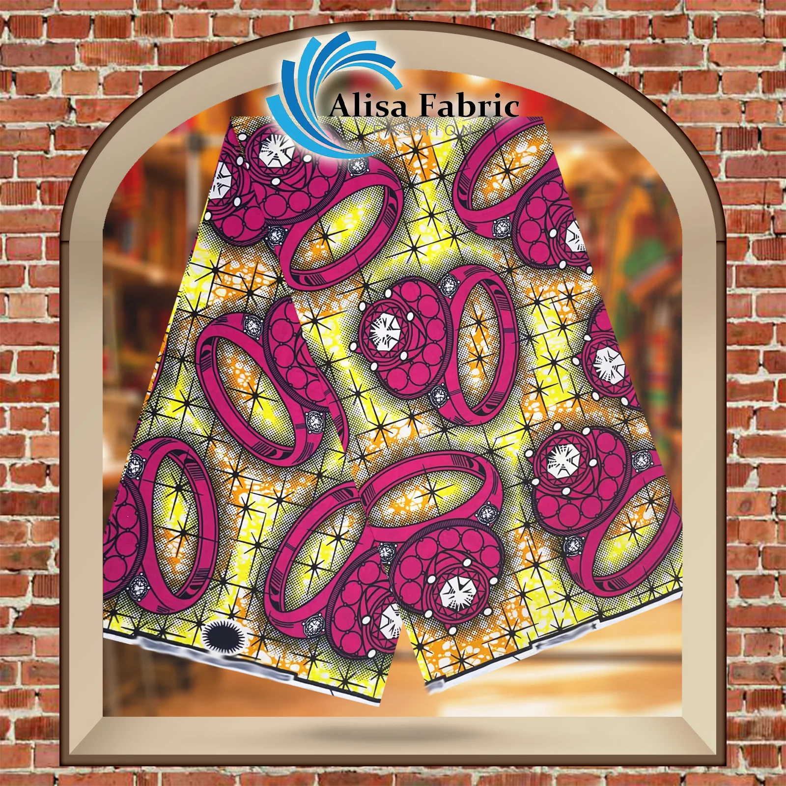 

Новые поступления, суперткань, африканская восковая ткань, 6 ярдов для свадьбы и церемоний, гипоаллергенный материал, готовый к отправке по всему миру