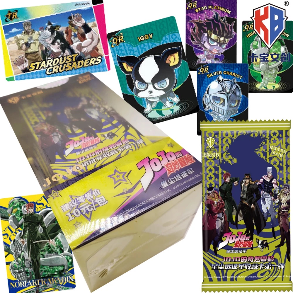 

KABAO оригинальные коллекционные карты JoJo Bizarre Adventure Kujō Jōtarō Dio Brando, популярные портретные карты с персонажами аниме, подарки для фанатов